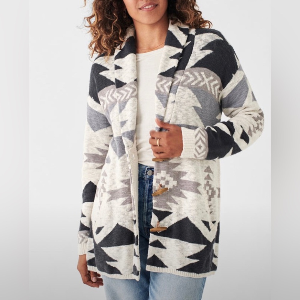 Faherty Doug Good Feather Lodge Cardigan